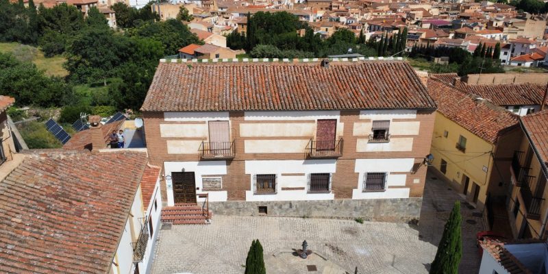 fachada casona dron 2